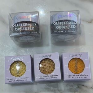 Set of 5 NIB Authentic ColourPop SuperShock and